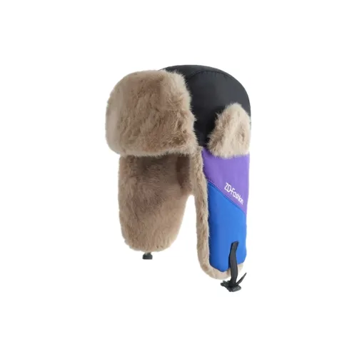 FREE RABBITⅡ Буква Вышивка Мода Цветовой блок Пэчворк Заушные наушники Protection Унисекс