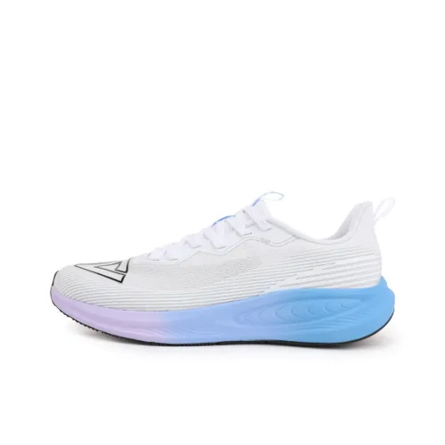 PEAK Low Top Беговые кроссовки Мужские Белые Синие