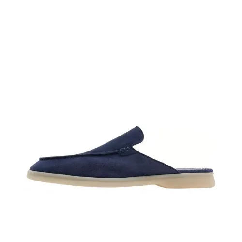 Loro Piana Домашние тапочки Мужские Синие