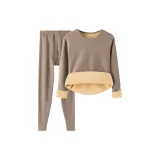 Круглый вырез, цвет мокко