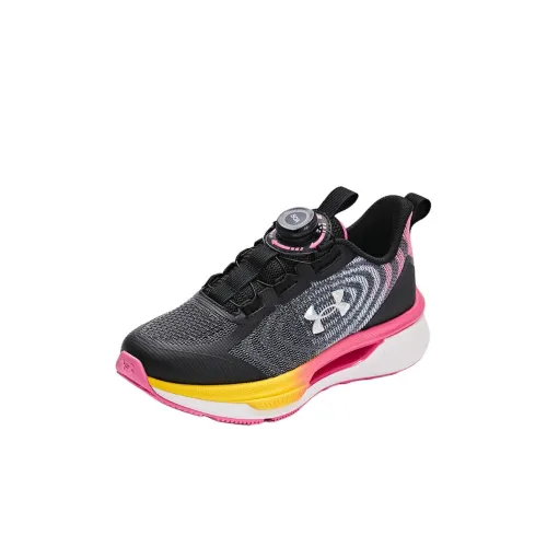 Under Armour Детские беговые кроссовки Low Топ Черный/розовый Kids