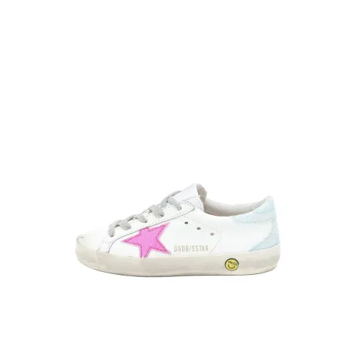 Golden Goose Супер Звезда Детские Скейтбординги Низкий Топ Белый Для Детей дошкольного возраста