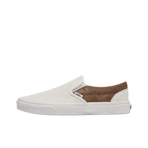 Vans Slip On Series Low Топ Скейтборд Кроссовки Унисекс Белый