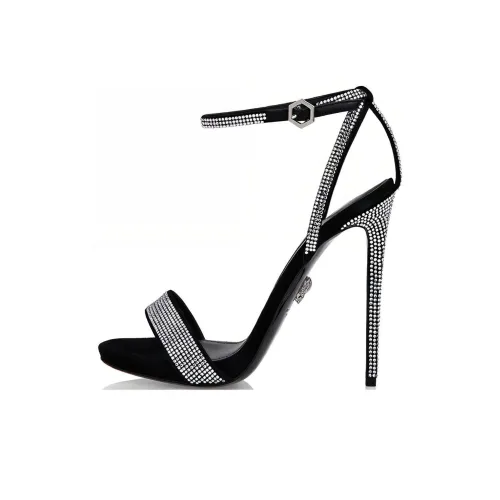 PHILIPP PLEIN One Ремешок Сандалии Женские Черные