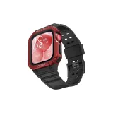 Улучшенный однокомпонентный ремень - глубокий космический черный, красный