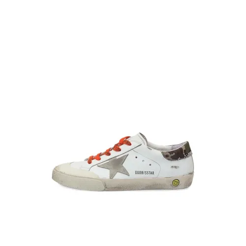 Golden Goose Супер Звезда Детские Скейтбординги Низкий Топ Белый Для Детей дошкольного возраста