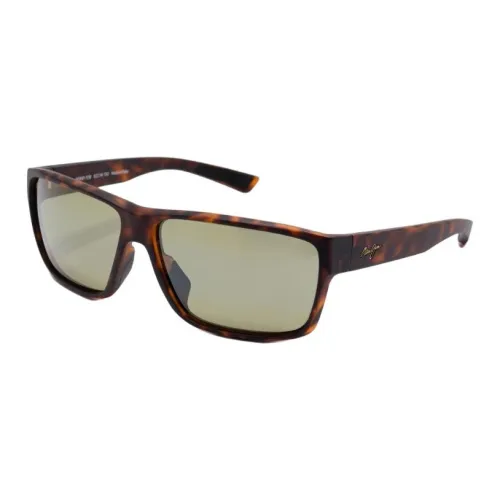 Maui Jim Ацетат Прямоугольные Солнцезащитные очки Женские Черепаховый