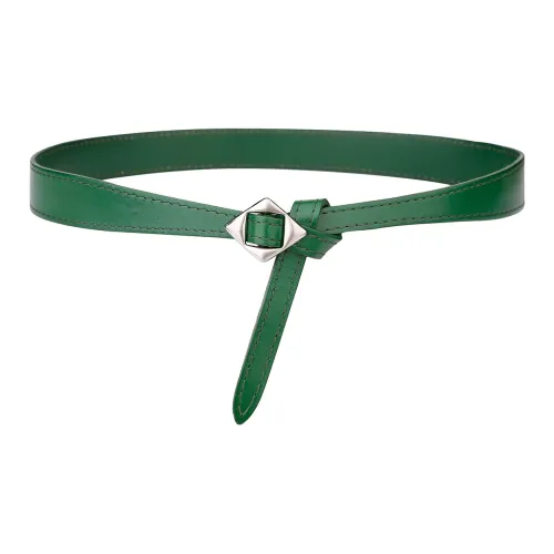 Jaylen Oos Ремни из крупнозернистой текстуры коровьей кожи женские 2,4 см