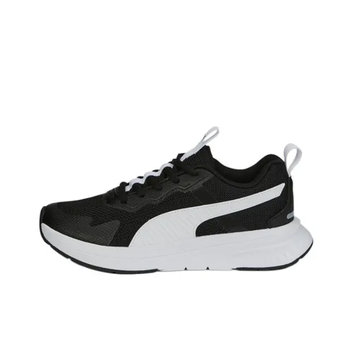 PUMA EVOLVE RUN Сетка Детская Повседневная Обувь Низкий Топ Черный Школьный