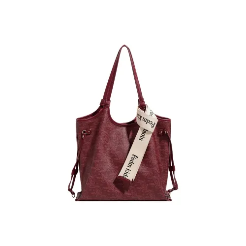 PULUWIRR Микрофибра Синтетическая Кожа Сумка через плечо Женская Красная