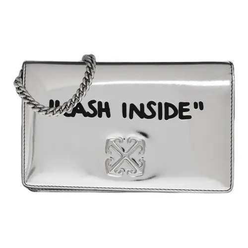 Off Белый ПУ (полиуретан) Сумка через плечо Сумка на плечо Женская Серый Белый