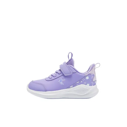 QIAODAN Slip-resistant Abrasion-resistant Children's Cotton Shoes Purple для детей 3-7 лет