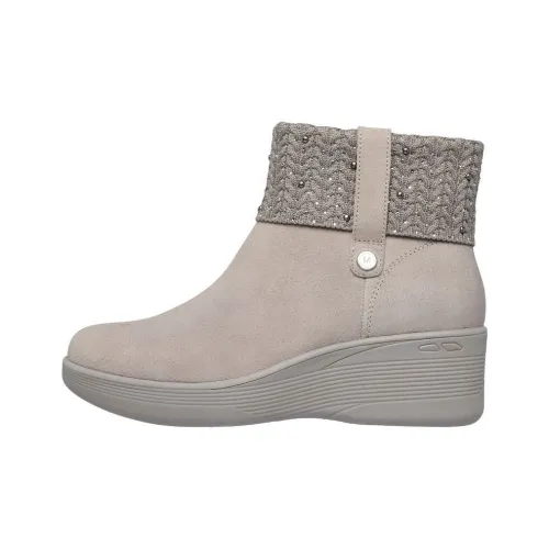 Martha Stewart x Skechers Pier Lite Женские ботильоны цвет тауповый