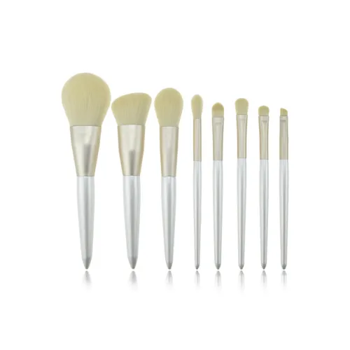 XIBI POPPY Волокно Шерсть Кисти для макияжа Контуринг Настройка Портативный Смешанный Детали Мягкая кожа Дружелюбный Форма Для Тени 8 шт