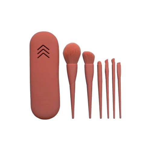 XIBI Силиконовый Комплект Косметических Кистей для Макияжа Портативный Набор для Тени для Веки 6 шт