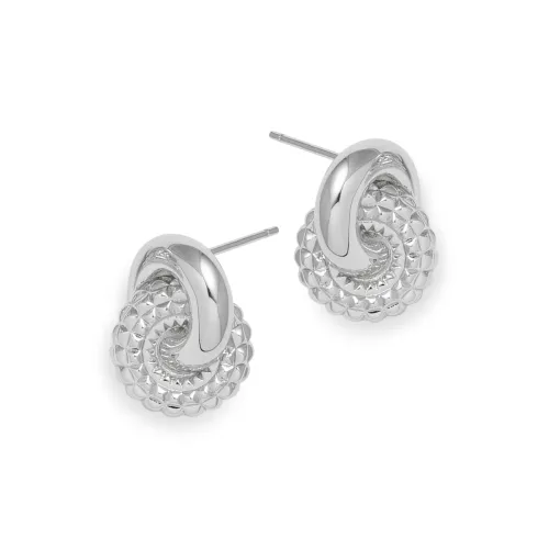 RSNY Серьги-гвоздики из меди с золотым покрытием женские