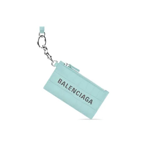 Balenciaga Коровья кожа Держатель для карт Держатель для карт Женский Мятно-зеленый