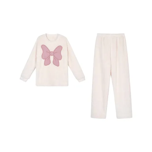 WANANNI Пижамный комплект Женский Белый