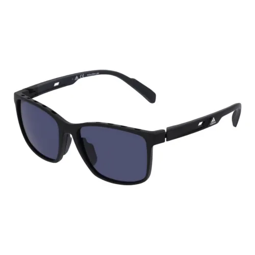 Adidas Plastic Square Sunglasses Men's Black