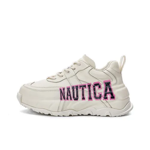 NAUTICA Противоскользящая устойчивая к истиранию низкий топ повседневная обувь женский бежевый розовый