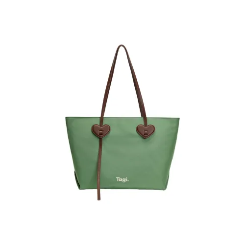 Tagi. ПУ (полиуретан) Тоут Сумка Сумка для покупок Сумка на плечо Стандартная Женская Дыня