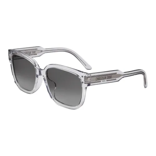 DIOR Металлический Ацетат Квадратные Солнцезащитные Очки Женские Светло-Серый