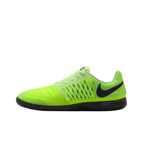 Nike Lunar Gato Slip Resistant Abrasion Resistant Дышащий Футбольные бутсы Унисекс Зеленый