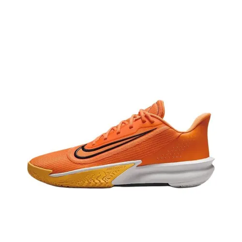 Nike Precision 7 Slip Resistant Abrasion Resistant Дышащий And Balanced Низкий Топ Баскетбольные кроссовки Мужской Оранжевый