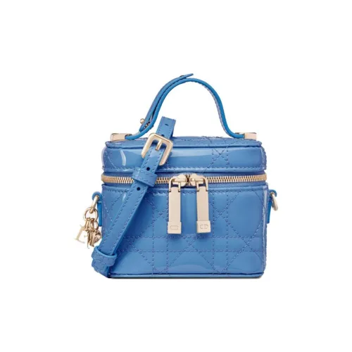 DIOR Lady Dior Плетеный узор Коровья кожа Сумка через плечо Сумка Extra Mini Женская