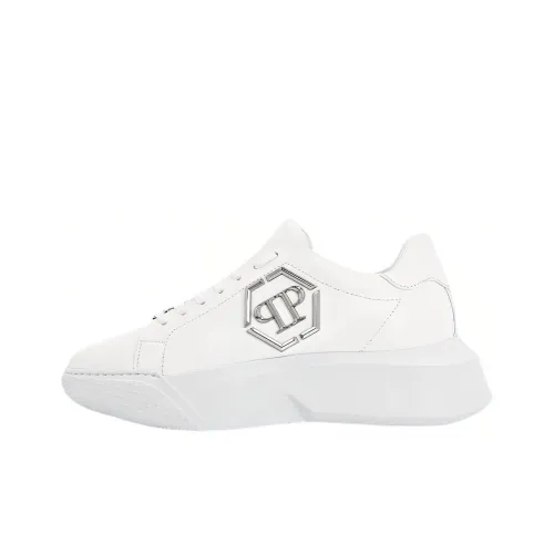 PHILIPP PLEIN Низкий топ Повседневная обувь Мужская Белый