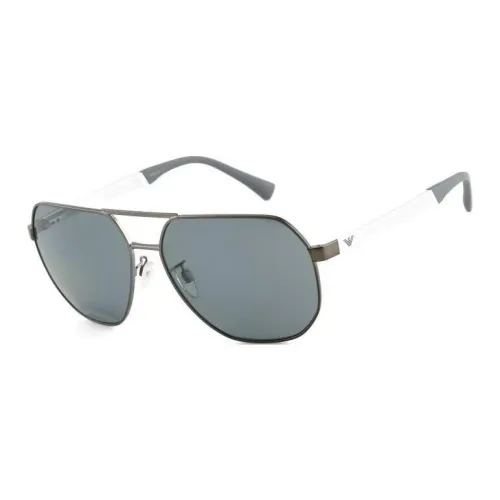 EMPORIO ARMANI Сплав Aviator Солнцезащитные очки Унисекс Черный