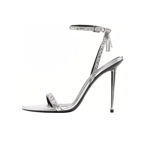 TOM FORD One Ремень Сандалии Женские Серебряные