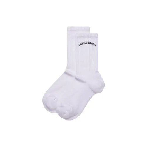JW Anderson Белые Женские Носки MID до икры