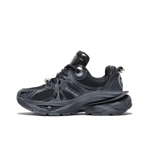 Палладий Устойчивый к истиранию Низкий Топ Кэжуал Женский Черный