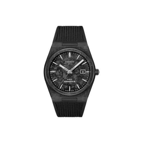 TISSOT Автоматический Механический Механизм Мужские Часы 40,5 мм Черный