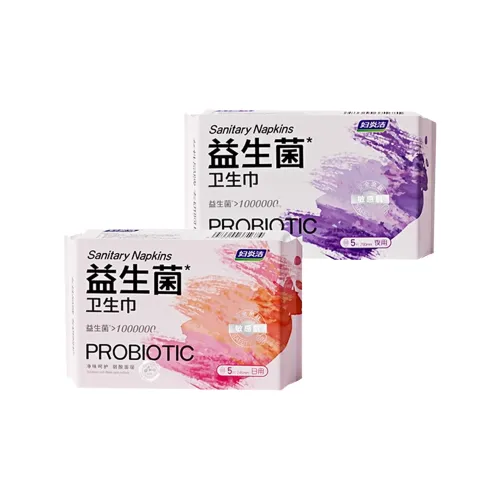 Гинекологическая чистка Пробиотики Дружелюбная к коже Гигиенические прокладки EASILY Впитываемые Очень тонкий тип