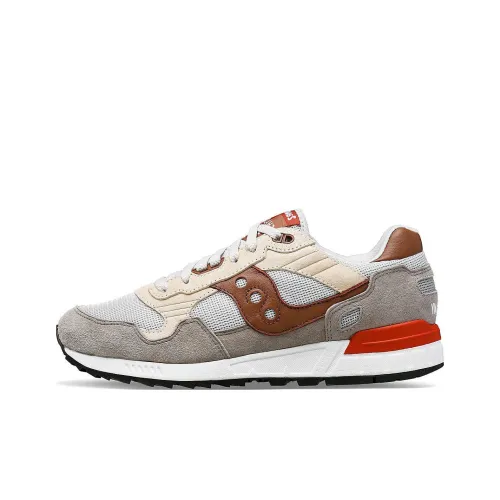 Saucony Shadow 5000 Slip-Resistant Abrasion-Resistant Low Top Casual Running Shoes Unisex Gray Brown Сaucony Shadow 5000 Противоскользящий Устойчивый к истиранию Низкий Топ Повседневные Беговые Кроссовки Унисекс Серый Коричневый