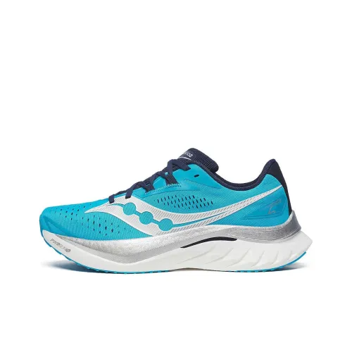 Saucony Endorphin Speed Brown 4 Slip-resistant Abrasion-resistant Low Top Casual Running Shoes Men's Blue Silver Сaucony Endorphin Speed Brown 4 Противоскользящий Устойчивый к истиранию Низкий Топ Повседневные Беговые Кроссовки Мужские Синий Серебряный