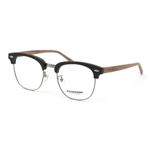 POSESION Пластина And Металл Оправа «брови» Оправы для очков Унисекс