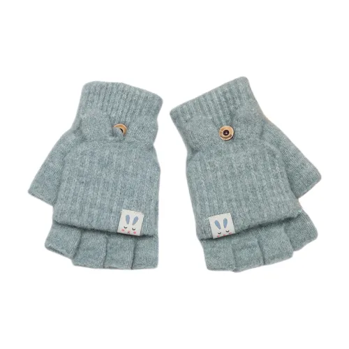 NOMK Акриловые вязаные перчатки женские зеленый черный фиолетовый серый розовый