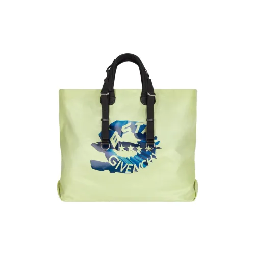 GIVENCHY BSTROY Collaboration Телячья кожа Тоут Сумка Сумка для покупок Сумка Экстра-большая Мужская Зеленая