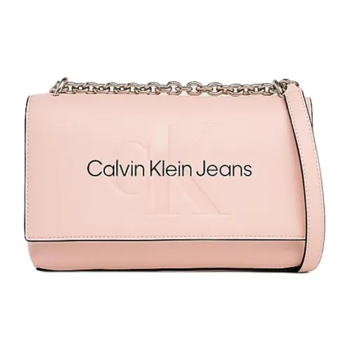 CALVIN KLEIN ПУ (полиуретан) Портативная сумка через плечо сумка на плечо женская светлая Conch розовая