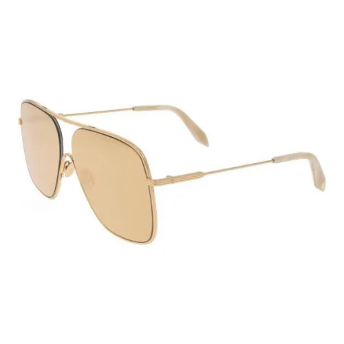 VICTORIA BECKHAM Aviator Солнцезащитные очки Мужские Золотые