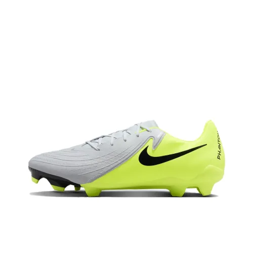 Nike Phantom GX 2 MG MULTI Ground Нескользящий Легкий Футбольные бутсы Унисекс Серебристо-зеленый