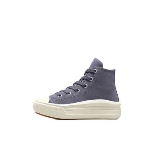 Converse Chuck Taylor All Star High Топ Детские Скейтбординги Фиолетово-белый для детей 3-7 лет