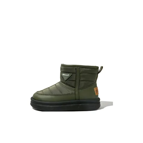 BELLE Детские утепленные сапоги High Top Армейский зеленый Kids