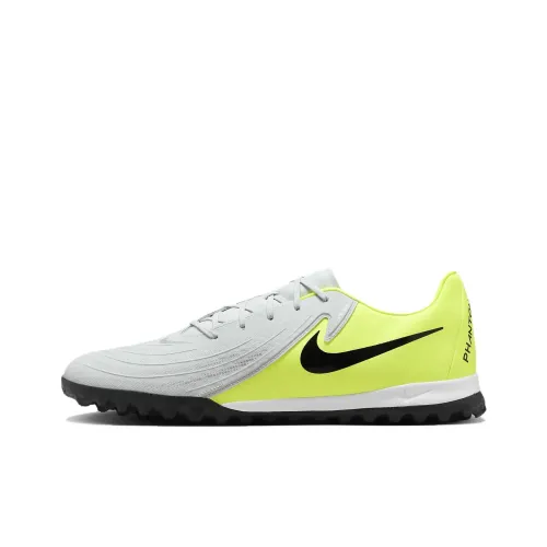 Nike Phantom GX 2 Нижняя юбка Устойчивая к истиранию Футбольные бутсы Унисекс Серо-желтый