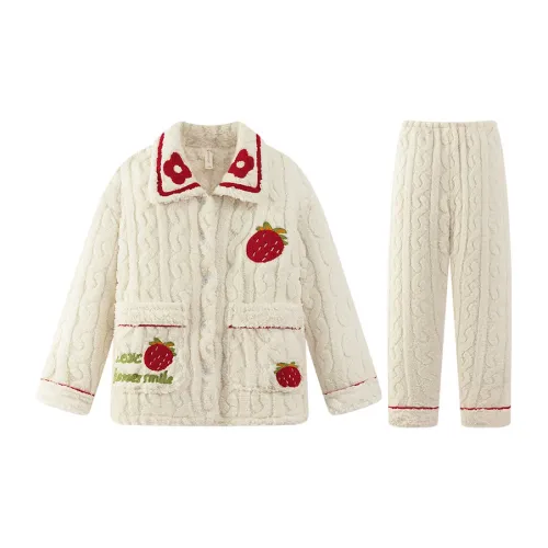 Lan Miao Абрикос Женские Пижамные Комплекты