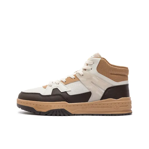 361° Cloud Journey SE Термические Износостойкие Высокие Кроссовки для Скейтбординга Мужские Белый Коричневый