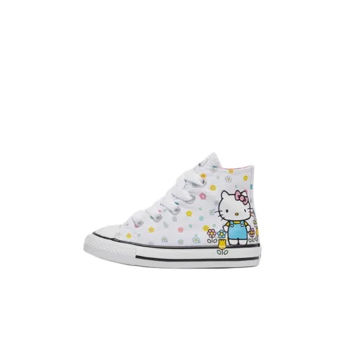 Hello Kitty x Converse Chuck Taylor All Star High Топ Обувь для малышей Белый Infant And Toddler